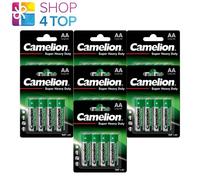 28 CAMELION AA BATTERIES R6P UM3 SUPER HEAVY DUTY LUNGA VITA 1.5V 4BL 2027 NUOVO