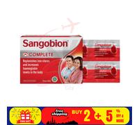 28 capsule Sangobion complete reintegra i depositi di ferro e aumenta l'emogl...