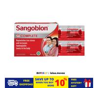 28 capsule Sangobion complete reintegra i depositi di ferro e aumenta l'emogl...