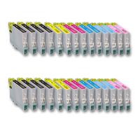 28 cartucce stampante per EPSON T0796 T0795 T0794 T0793 T0792 T0791 (no OEM)