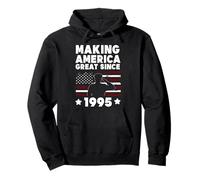 28° compleanno di Making America Great Since 1995 Felpa con Cappuccio