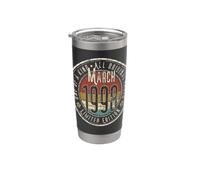 28° Compleanno Vintage Marzo 1998 Retro Edizione Limitata Bicchiere termico in acciaio inox doppia parete