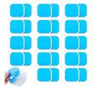 28 cuscinetti in gel compatibili con Beurer EM 59 Heat, 45x45 mm | Cuscinetti in gel autoadesivi compatibili con Beurer EM59,cuscinetti di ricambio ad alta aderenza per la stimolazione