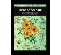 28 desenhos de flores para colorir