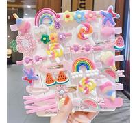 28 fermagli per capelli da bambina, accessori carini per l'uso quotidiano per occasioni speciali, ottima selezione da mescolare e presa comoda, materiale morbido