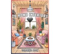 28 HOME INTERIORS: coloring book
