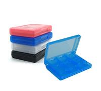 28-in-1 Custodia per schede di gioco Scatola di immagazzinamento per 3DS / 3DS / DSi/DSi XL/DSi LL/DS/DS Lite Sistema di archiviazione protettivo per carte di gioco (pink)