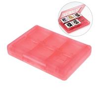 28-in-1 Scatola di carta del video gioco adatto per 3DS / 3DS / DSi / DSI XL / DSI LL / DS / DS Lite cartuccia di caso di immagazzinaggio del supporto di protezione della copertura antipolvere (Pink)