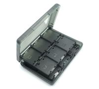 28-in-1 Scatola di carta del video gioco adatto per 3DS / 3DS / DSi / DSI XL / DSI LL / DS / DS Lite cartuccia di caso di immagazzinaggio del supporto di protezione della copertura antipolvere (Black)