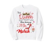 28 Marzo Compleanno Questa Regina è Nata Il 28 Marzo Felpa