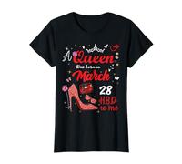 28 Marzo Compleanno Questa Regina è Nata Il 28 Marzo Maglietta