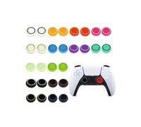 28 Pezzi di Impugnature per il Pollice e Cappucci per Joystick In Silicone per PS4/per PS5, Coperture di Protezione Complete Antiscivolo e Antigraffio