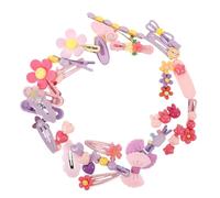 28 Pezzi Fermagli Chioma Ragazzo Ragazza in Plastica per Frangia | Stile Tenero e Creativo, Non Si Deformano Facilmente, per Uso Quotidiano, Feste in Costume Stile Casuale
