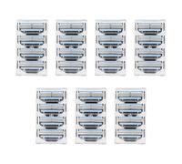 28 Pezzi Lamette da Barba Compatibile con Mach 3 Turbo, Ricariche per Rasoio Uomo, Adatte per Rasoio, Perfette per Contorni del Viso, Ideali per Pelli Sensibili, Con Strisce Lubrificanti