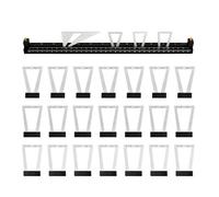 28 pezzi modulare coda di rondine design set con scala facile da leggere flessibile coda di rondine regole uprgades per artigianato preciso