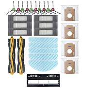 28 Pezzi per Deebot T9 T9Max T9Power T10 Robot Aspirapolvere con Scatola Polvere Filtro Sostituzione Pulizia