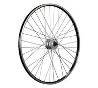 28 pulgadas rueda trasera bici ZAC19 dinamo buje negro/plateado