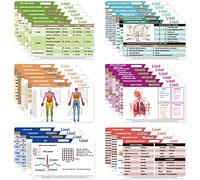 28 schede riassuntive essenziali per la scuola di infermieristica, regali per studenti, must have per infermieri/professionisti sanitari di vari livelli, promemoria su segni vitali/ECG
