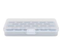 28 Slots Empty Spools Box Plastic Thread Storage Cover Bobbin Organizer for Sewing Machine Durable Transparent Practical Sewing Accessories