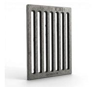 28 x 16 x 1 cm - Griglia in ghisa per raccolta cenere | Adatta per Camini e Stufe | Resistente | Design Moderno | 100% Ghisa qualità LUNA WAY CAST IRON