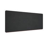 28"x14" Scrivania Tappetino Protettore,PU Pelle Doppio Lato,Nero/Rosso