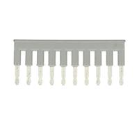 280-490 | WAGO COMB-STYLE JUMPER BAR, INSULATED 10-WAY GRAY | Pack of 25