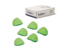 280 Decorazioni foglie piccole verdi in zucchero Bakery