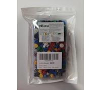 280 interruttori a pressione tattili momentanei (12 x 12 x 7,3 mm), 4 pin, mini pulsante, con cappucci di 7 colori