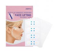 280 Pezzi Di Nastro Lifting Viso - Strisce Invisibili Per Lifting Del Viso, Cerotti Antirughe Impermeabili - Leviga Le Linee Sottili, Rassoda La Pelle - Adatto Per Fronte, Guance