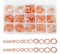 280 rondelle piatte in rame, 12 dimensioni assortite di rondelle piatte M5 M6 M8 M10 M12 M14 M16 M20