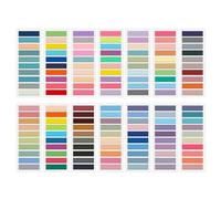 2800/3600Pcs Adesivi colorati Etichette PET Note appiccicose Bandiere Segnapagina Scrivibile File Tabs Adesivi Schede Colore Marker Adesivo per Pagina