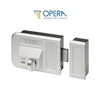 28002 Opera elettroserratura con pomolo per cancelli e portoni serie Gate Bolt