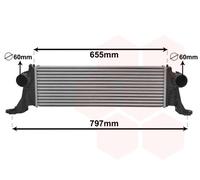 28004132 VAN WEZEL Intercooler per IVECO