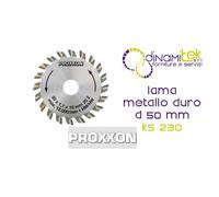 28017 LAMA CIRCOLARE CON DENTI IN METALLO DURO d 50 mm PROXXON PER SEGA CIRCOLAR