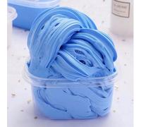 280ml/100ml Slime alla Crema, Slime Colorato in Rosa, Blu, Viola, Verde, Giallo, Secchio Extra Large di Slime Super Morbido di Alta Qualità, Extra Spesso e Non Appiccicoso, Silicone Finto Acqua, Slime