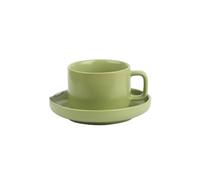 280ml-9oz un pomeriggio tè latte caffè tazza creativa colazione avena tazza di farina d'avena - verde opaco