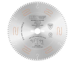 281.6-7 CMT LAME A DENTE TRAPEZOIDALE CROMATE E SILENZIATE, SERIE INDUSTRIALE
