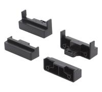 281320-01-0 telaio di montaggio radio adatto per Audi 1 DIN nero ACV