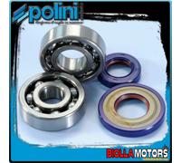 282.0005 KIT CUSCINETTI PARAOLI ALBERO POLINI PIAGGIO APE 50 FL, FL2, FL3, RST M