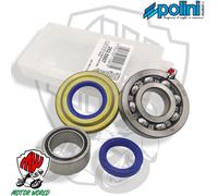KIT CUSCINETTI PARAOLI POLINI ALBERO MOTORE PIAGGIO VESPA 125 2T COSA