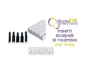 28572 INSERTI SCALPELLI DI RICAMBIO PER MGS PROXXON