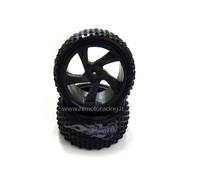 28659 COPPIA RUOTE COMPLETE BUGGY SHORT COURSE RICAMBI 1/18 OFF-ROAD HIMOTO