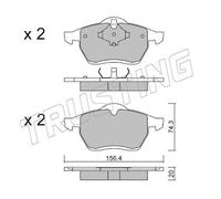 288.0 TRUSTING PAST.FRE.FORD Galaxy I-SE.ALHAMBRA VW Trusting Freni