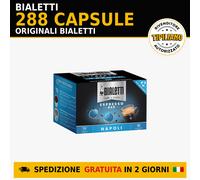 288 Capsule Caffè Bialetti Napoli Miscela Alluminio Originali
