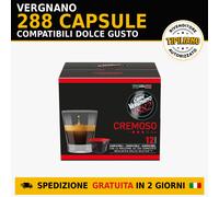 288 Capsule Cremoso Dolce Gusto Vergnano - Caffè di Qualità