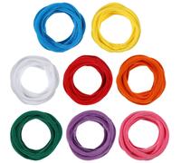 288pcs Weaving Loom Loops Potholder Potholder Elastic Loom Bande a telai fai