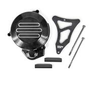 289069M COPRI CARTER VOLANO + COPRI PIGNONE NERO / CARBON LOOK DERBI SENDA R DRD