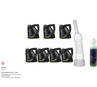 28L MANNOL Olio Motore 7709 5W-30 API SM/CF Inclusi Tubo + Pulitore Per Vetri