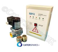28MM Commerciale Gas Interlock Sistema Kit 2.5cm Elettrovalvola Built IN Ventola