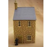 28MM Pmc Giochi BT03 (Dipinto) Due Storia Casa Stone Ardesia Tetto - Vittoriano
